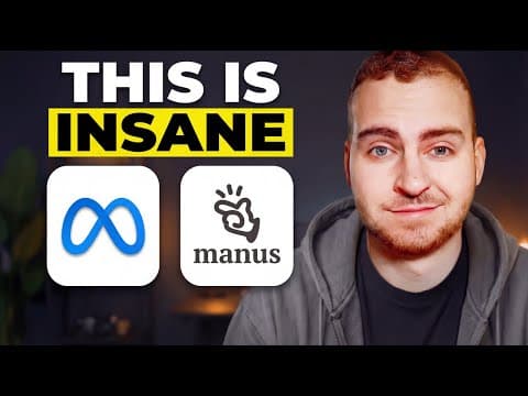 Meta Acquired This AI Agent… And It's Actually Incredible (Manus AI)
