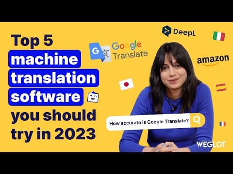 Top 5 machine (AI) translation software you should try | Accuracy comparison & use cases