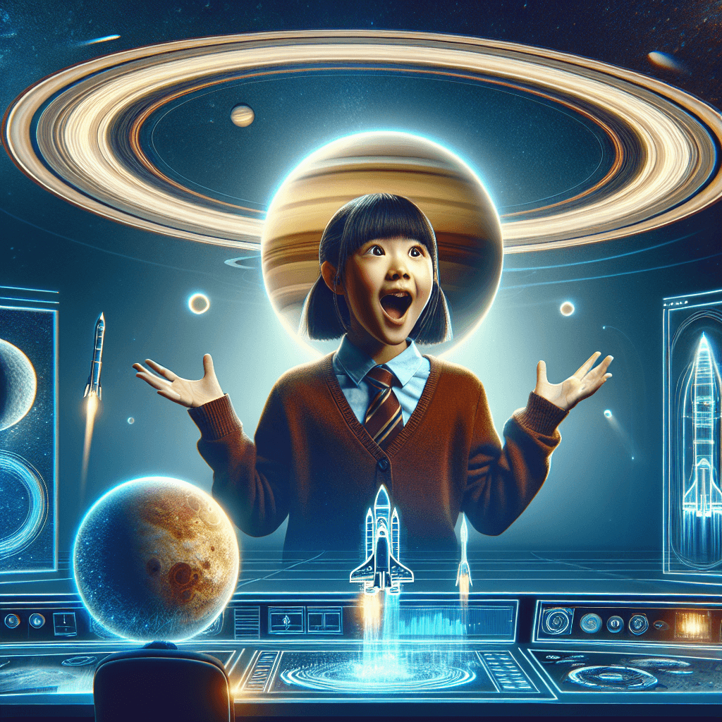 Middle Schooler Maggie Hou Takes NASA by Storm with Mission to Saturn's Moon