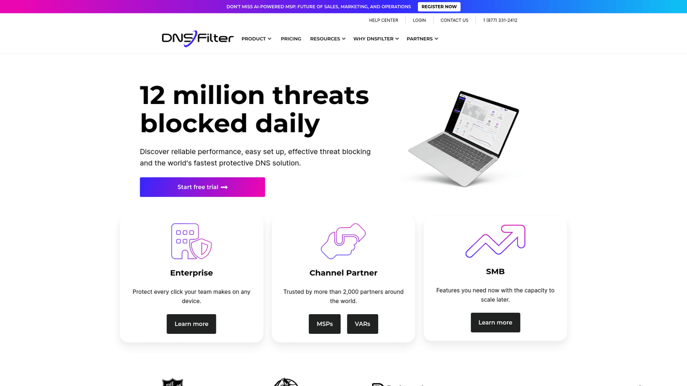 Dnsfilter screenshot