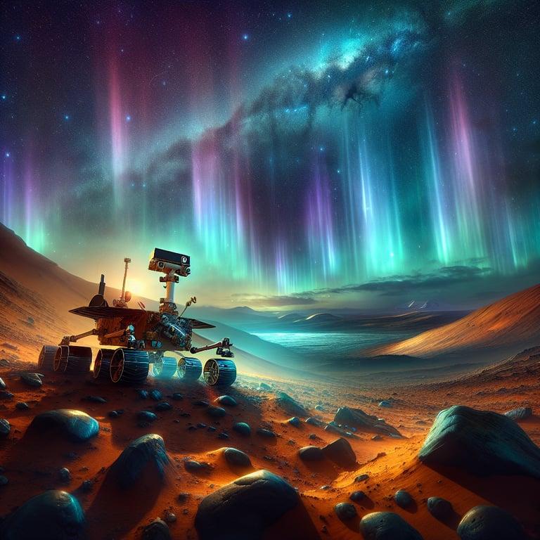 Banner for NASA's Perseverance Rover Captures First-Ever Visible-Light Aurora on Mars!