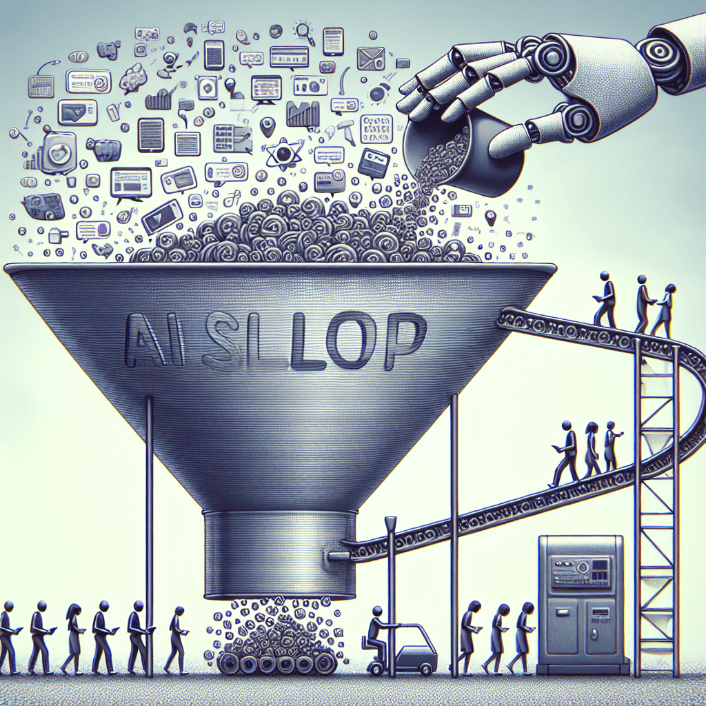 Banner for AI Slop: How Generative AI is Feeding Us Junk Online