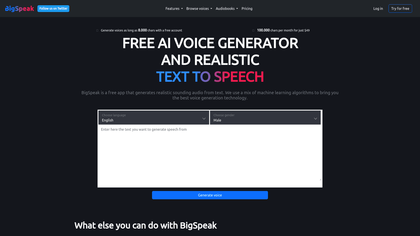 Big Speak screenshot