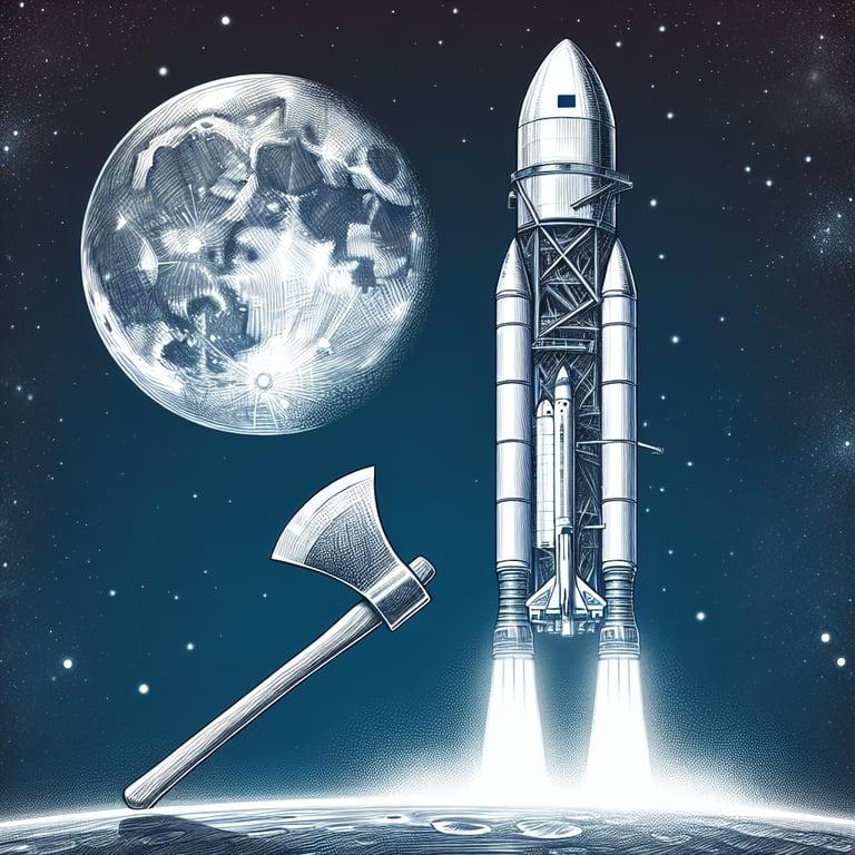 Banner for NASA's Moon Rocket Drama: Will the SLS Rocket Survive the White House Budget Axe?