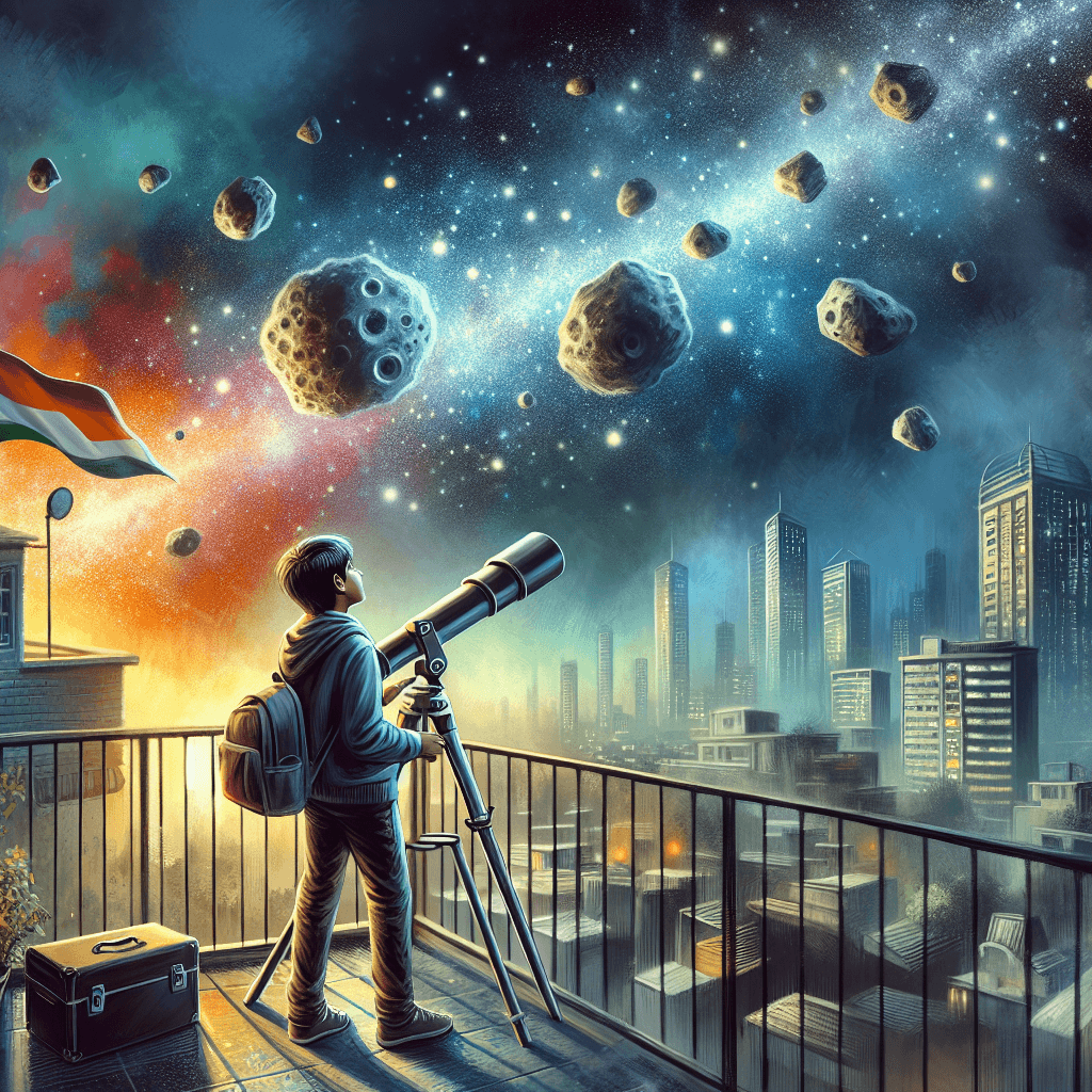 Banner for Noida Teen's Cosmic Hit: 14-Year-Old Daksh Malik to Name Newly Discovered Asteroid!