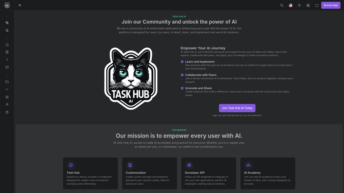 Task Hub AI screenshot