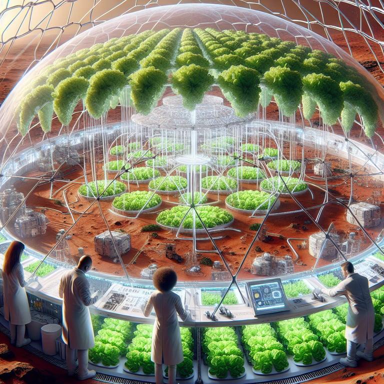 Banner for NASA's "Space Lettuce" Program Aims to Sprout Veggies on Mars