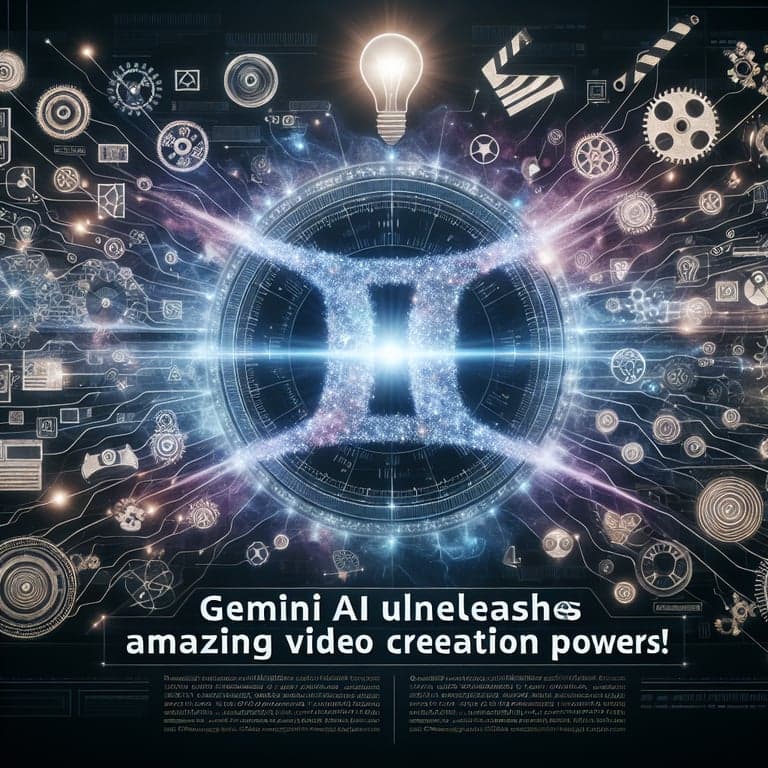 Banner for Google Strikes Again: Gemini AI Unleashes Amazing Video Creation Powers!
