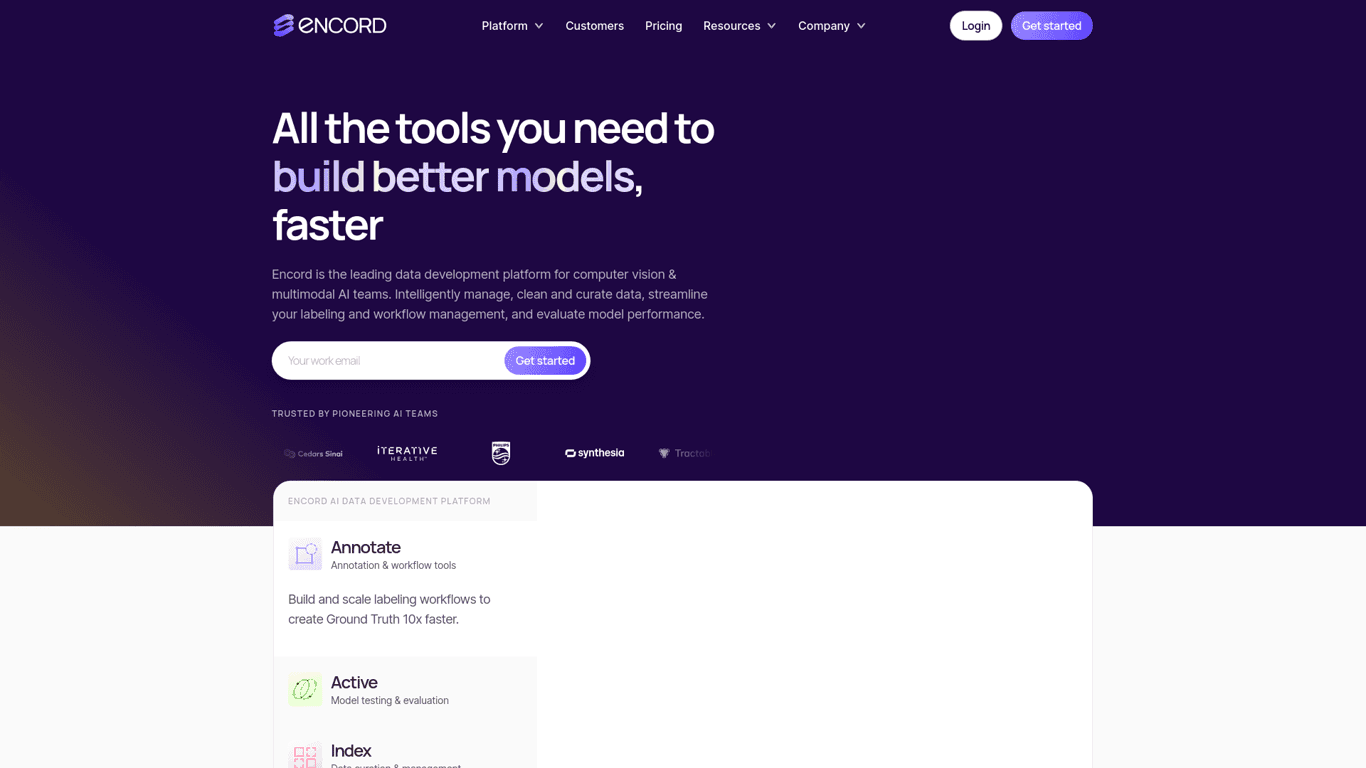 Encord screenshot