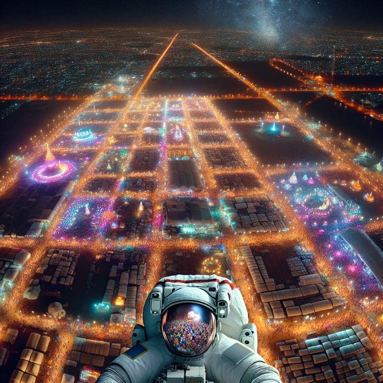 Astronaut's Eye in the Sky: NASA's Stunning Shots of 2025 Maha Kumbh Mela Illuminate India's Largest Gathering
