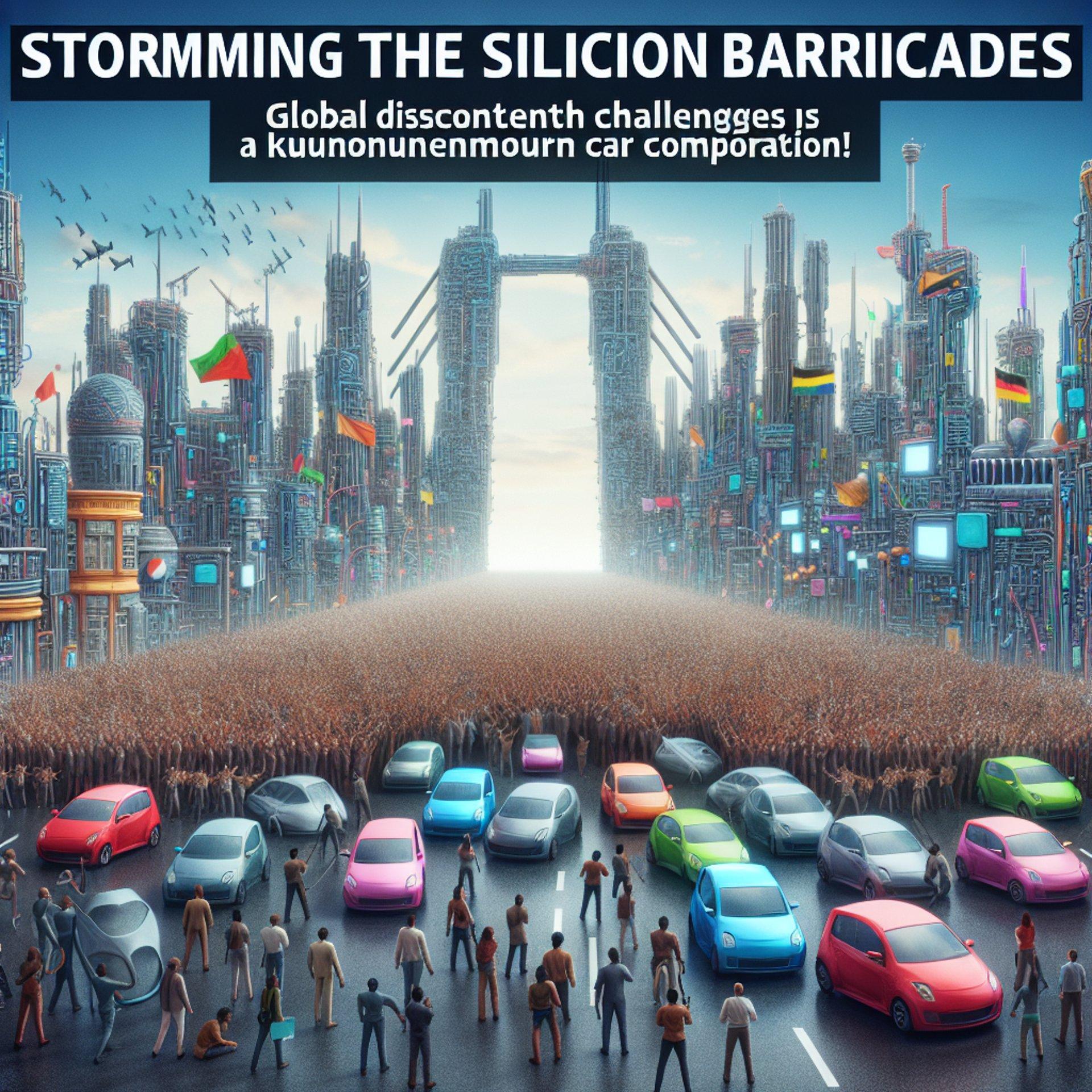 Banner for Storming the Silicon Barricades: Global Protests Take Aim at Elon Musk's Tesla Empire!