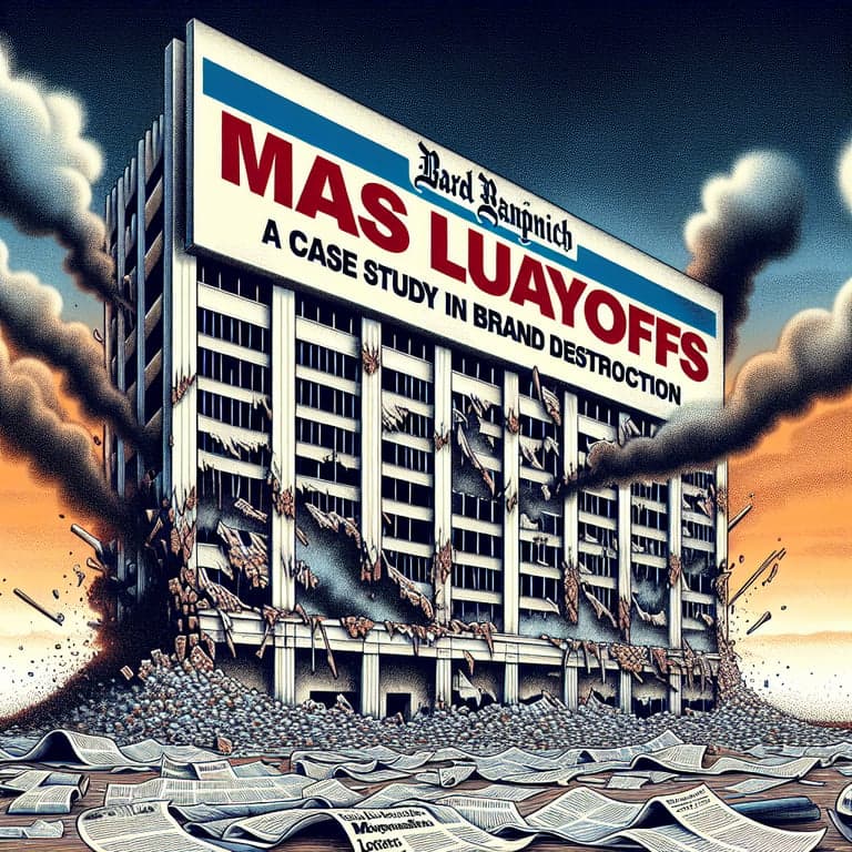 Banner for Jeff Bezos' Washington Post Mass Layoffs: A Case Study in Brand Destruction