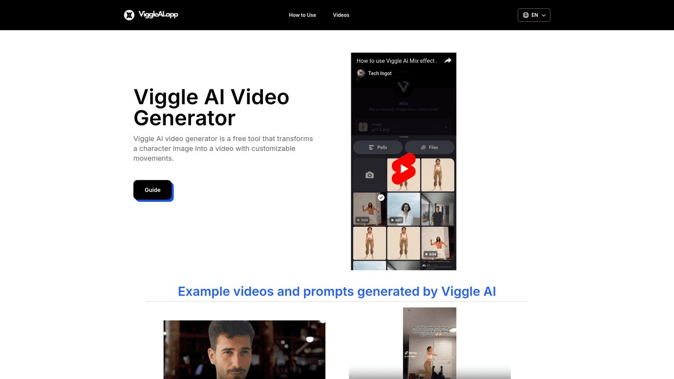 Viggle AI screenshot