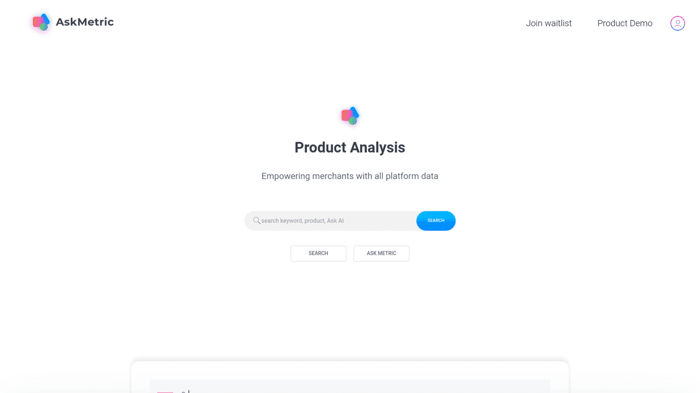 AskMetric screenshot