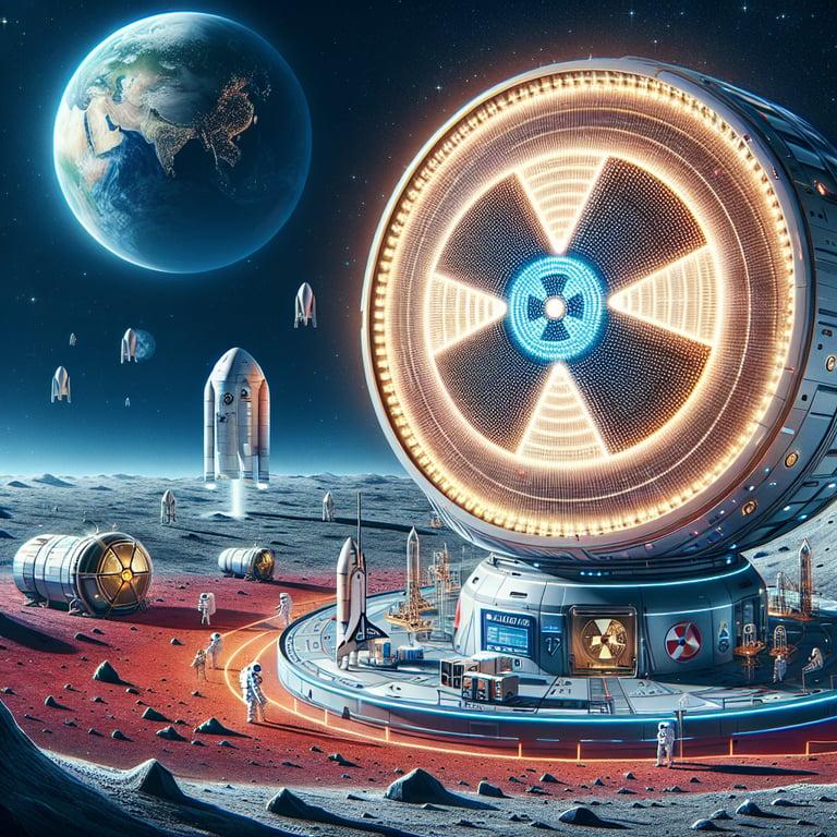 Banner for NASA Aims for Nuclear Power on the Moon and Mars by 2030s!
