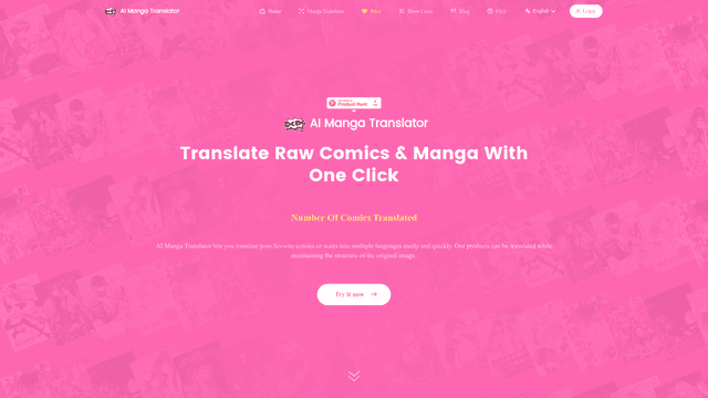 Thumbnail image for AI Manga Translator