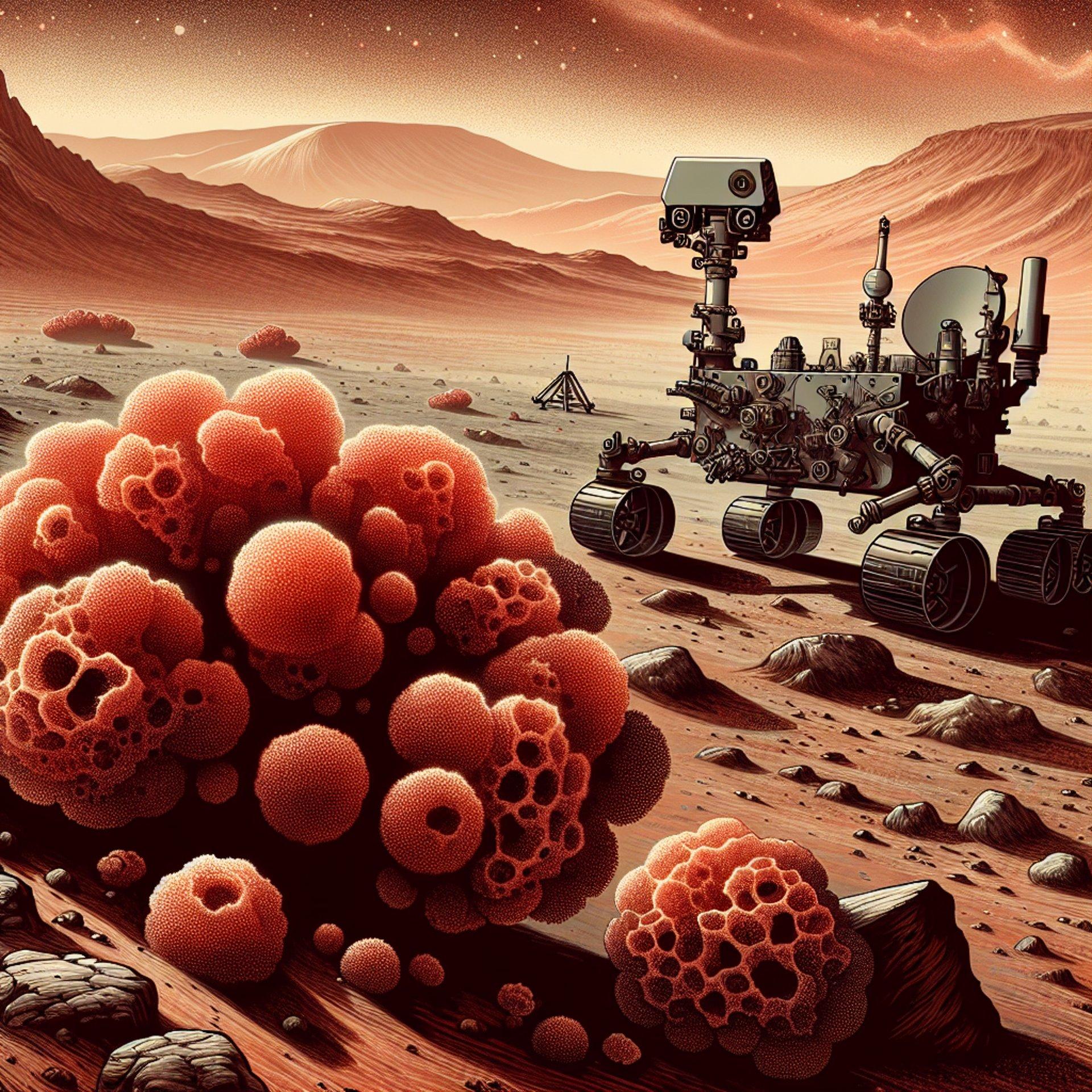 Banner for NASA's Curiosity Rover Uncovers Coral-Like Rock Formations on Mars!