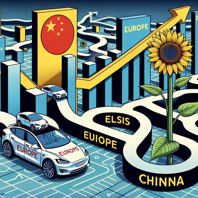 Banner for Tesla's Sales Freefall in Europe as Chinese Rivals Surge