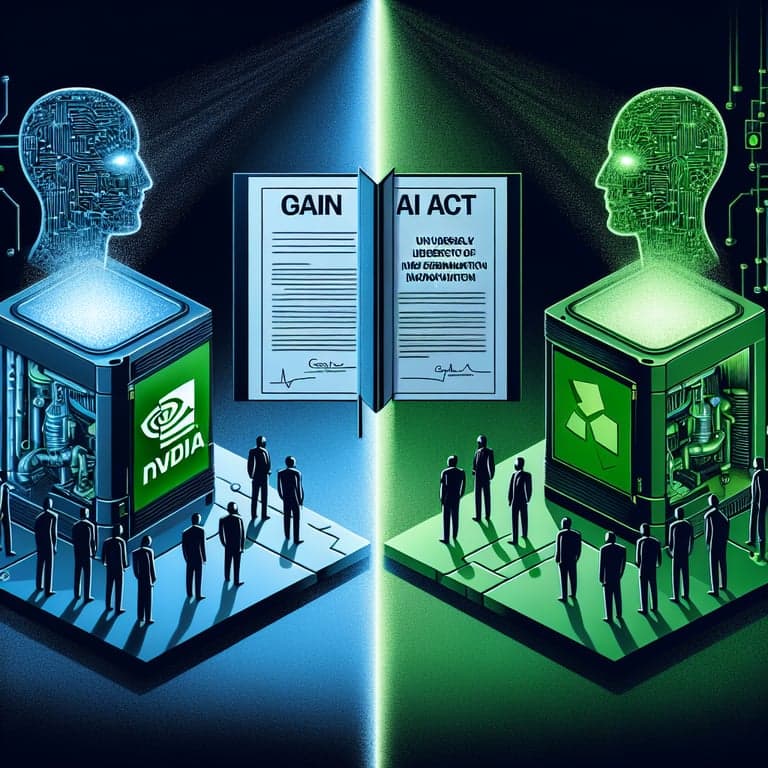 Nvidia Claps Back Against GAIN AI Act, Says It's a Buzzkill for AI Innovation