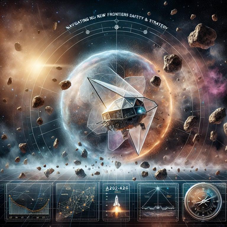 Banner for NASA's 2024 Aerospace Safety Report: Navigating New Frontiers with Safety & Strategy