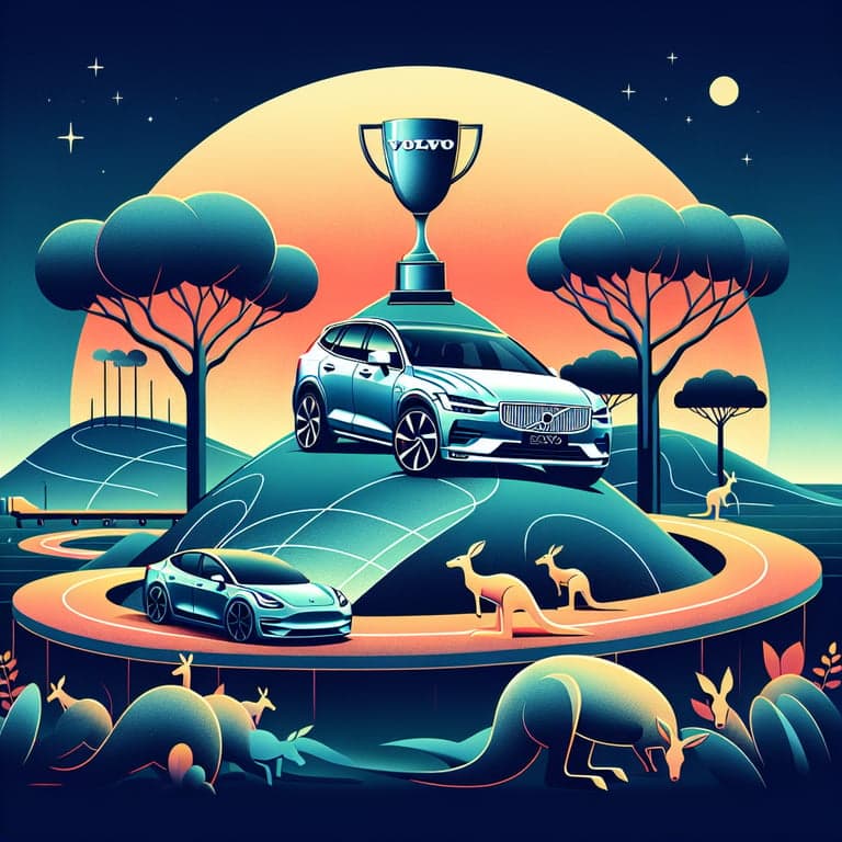 Volvo EX60 Set to Topple Tesla Model 3 as Australia's EV Range Champion