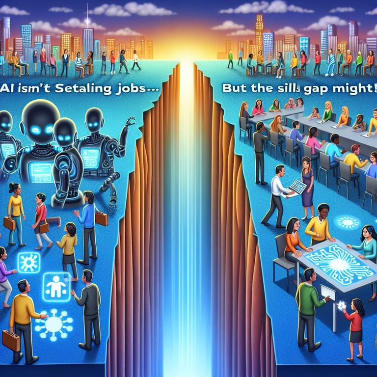Banner for AI Isn't Stealing Jobs—But the Skills Gap Might!