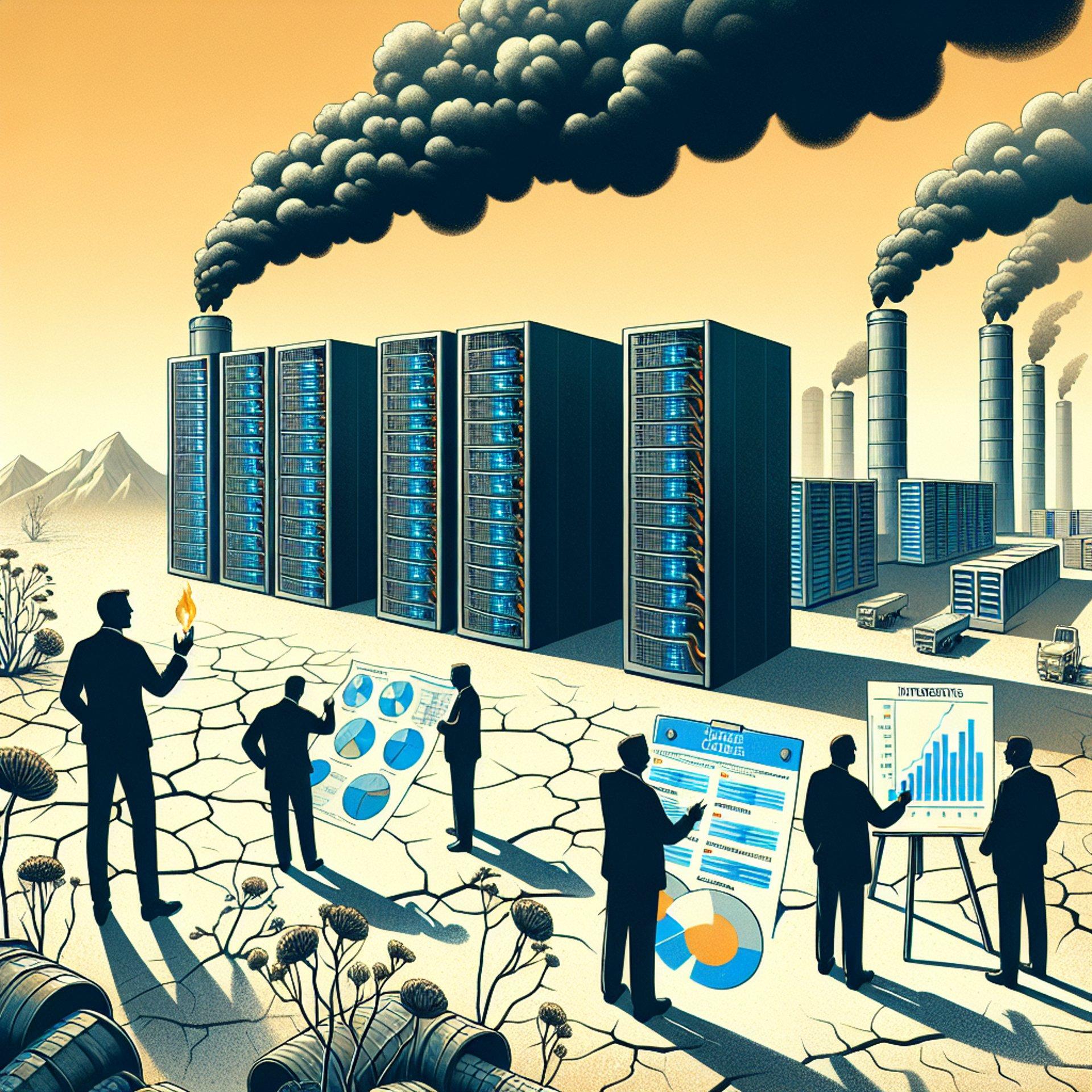 Banner for Trump's Fossil Fuel Allies Fuel the Data Center Boom: Are Environmental Concerns on the Backburner?