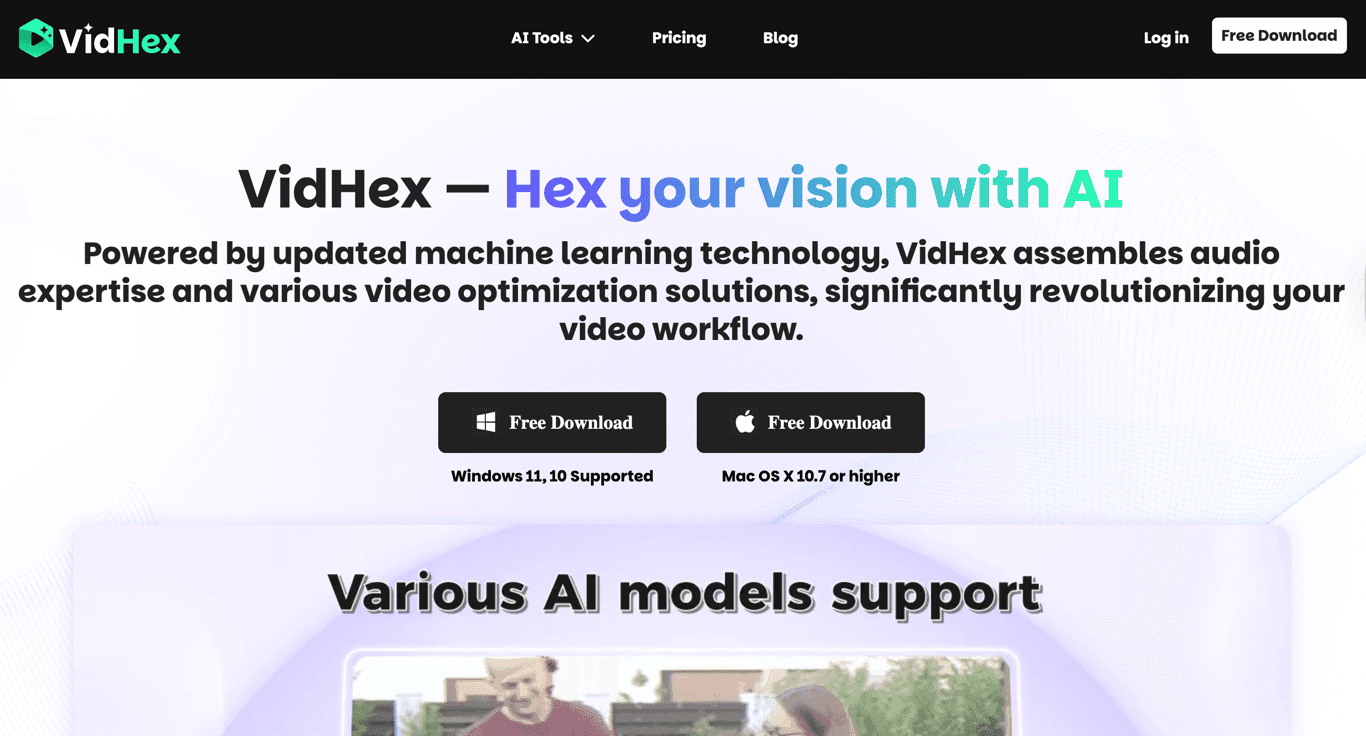 VidHex Video Enhancer screenshot