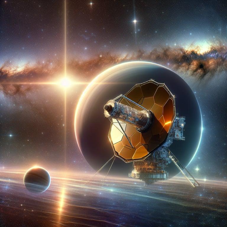 Banner for NASA's James Webb Telescope Unveils a New Moon Around Uranus!