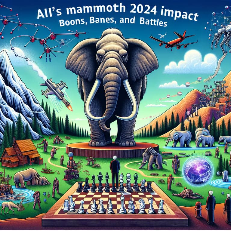AI's Mammoth 2024 Impact: Boons, Banes, and Battles