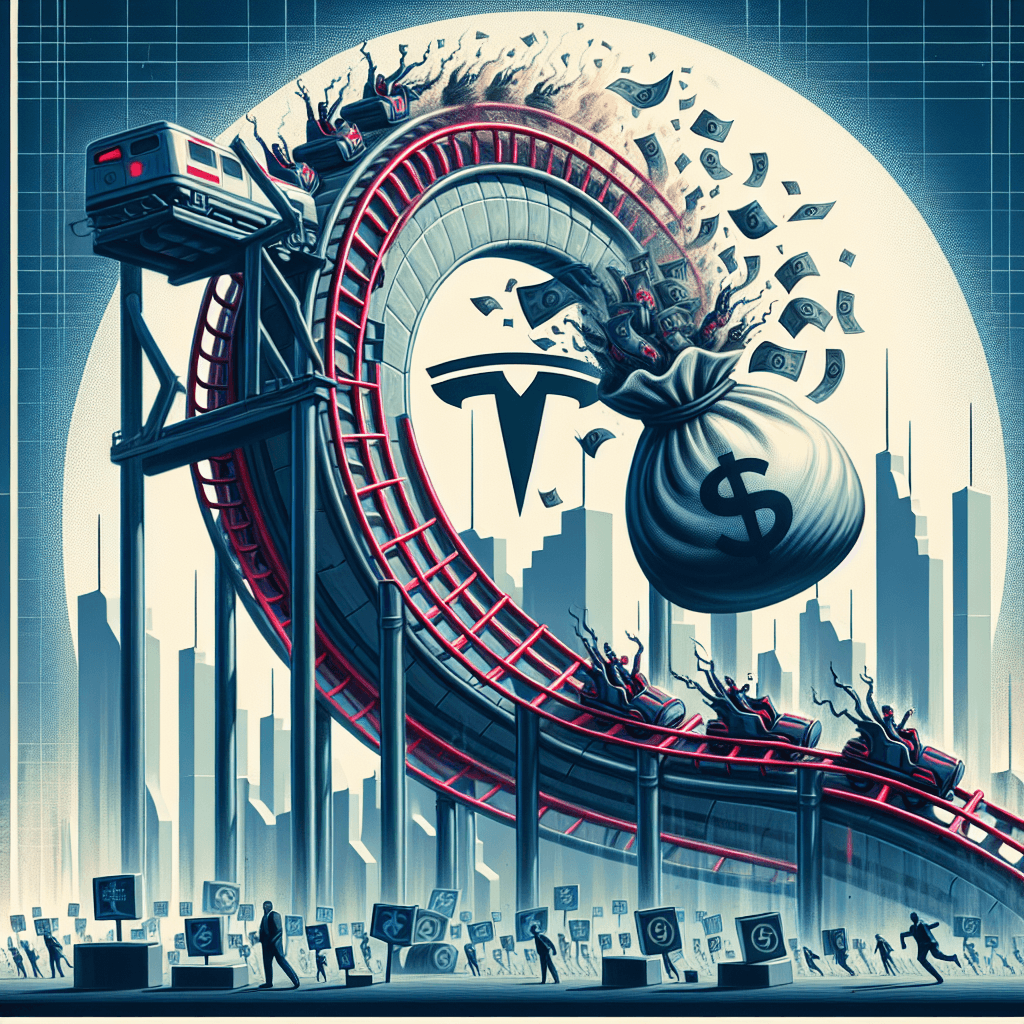 Tesla's Rollercoaster: Short Sellers Rake in $16 Billion Amid Stock Plunge