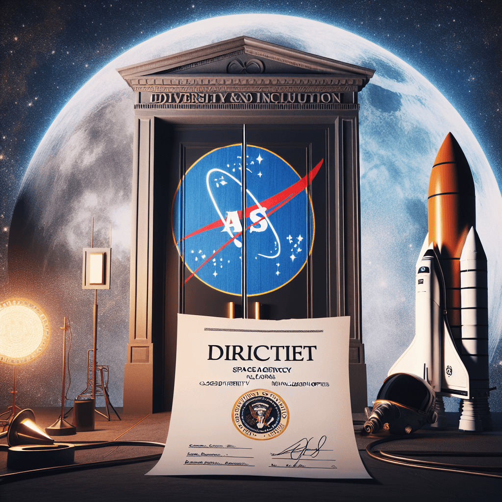 Banner for NASA Ditches Diversity: DEIA Offices Shuttered Following Trump Orders