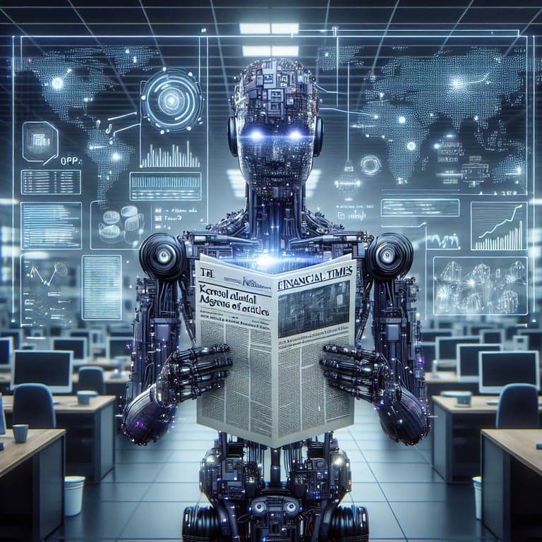 Banner for The Financial Times Embraces AI with Latest Article Vectorization Project!