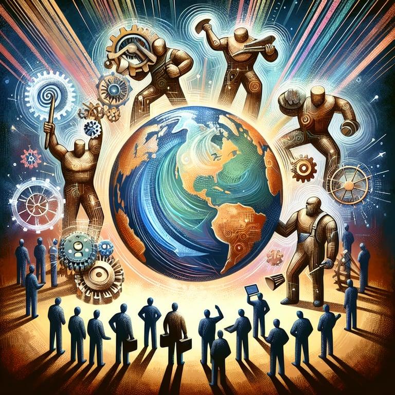Banner for Tech Titans Shake the World with Bold Moves and Controversies