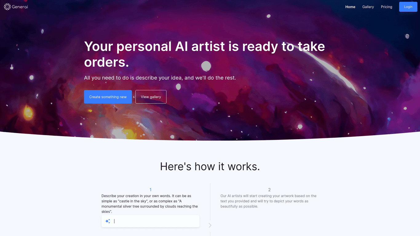 Generai screenshot