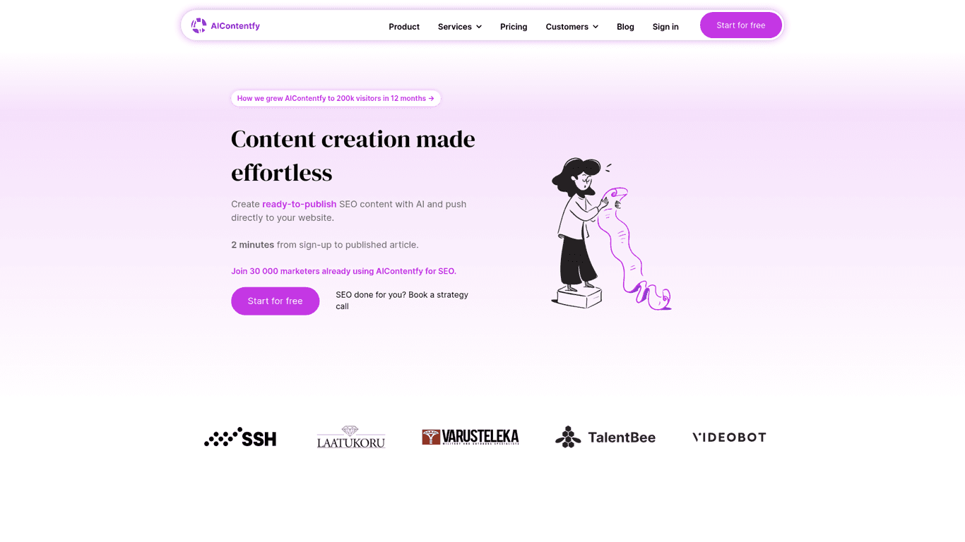 AIContentfy screenshot