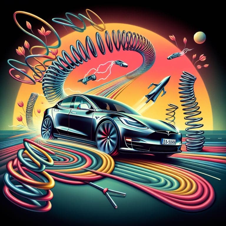 Banner for Tesla Swerves Suspension: No Pit Stop on California Roads!