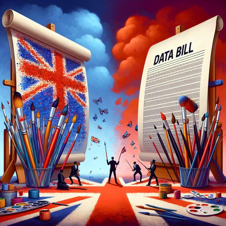 Banner for AI Showdown: UK Artists vs. The Data Bill