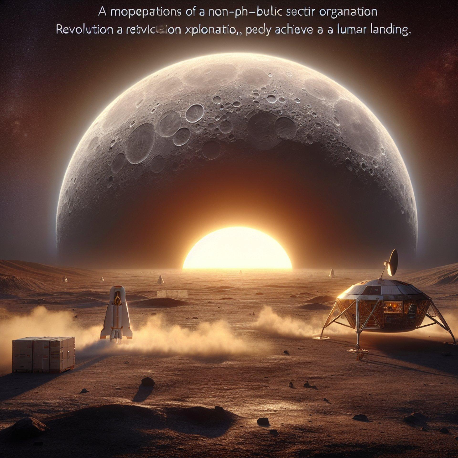 Banner for A New Dawn: Private Company Paves the Way with Lunar Landing