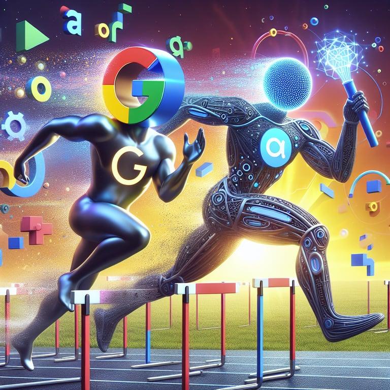 Banner for Google's Generative AI Sprint: Racing OpenAI, Surpassing Challenges