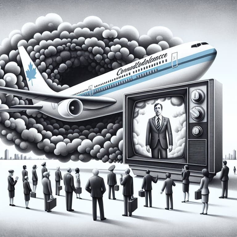 Banner for Air Canada CEO Faces Turbulence Over English-Only Condolence Video