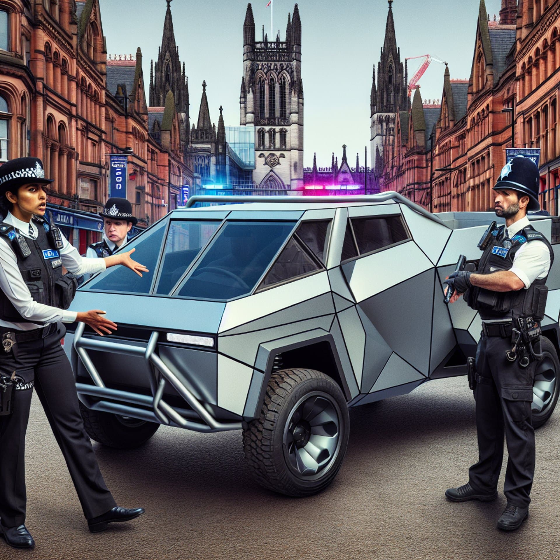 Tesla Cybertruck Not Road Legal in the UK: Seized by Manchester Police!