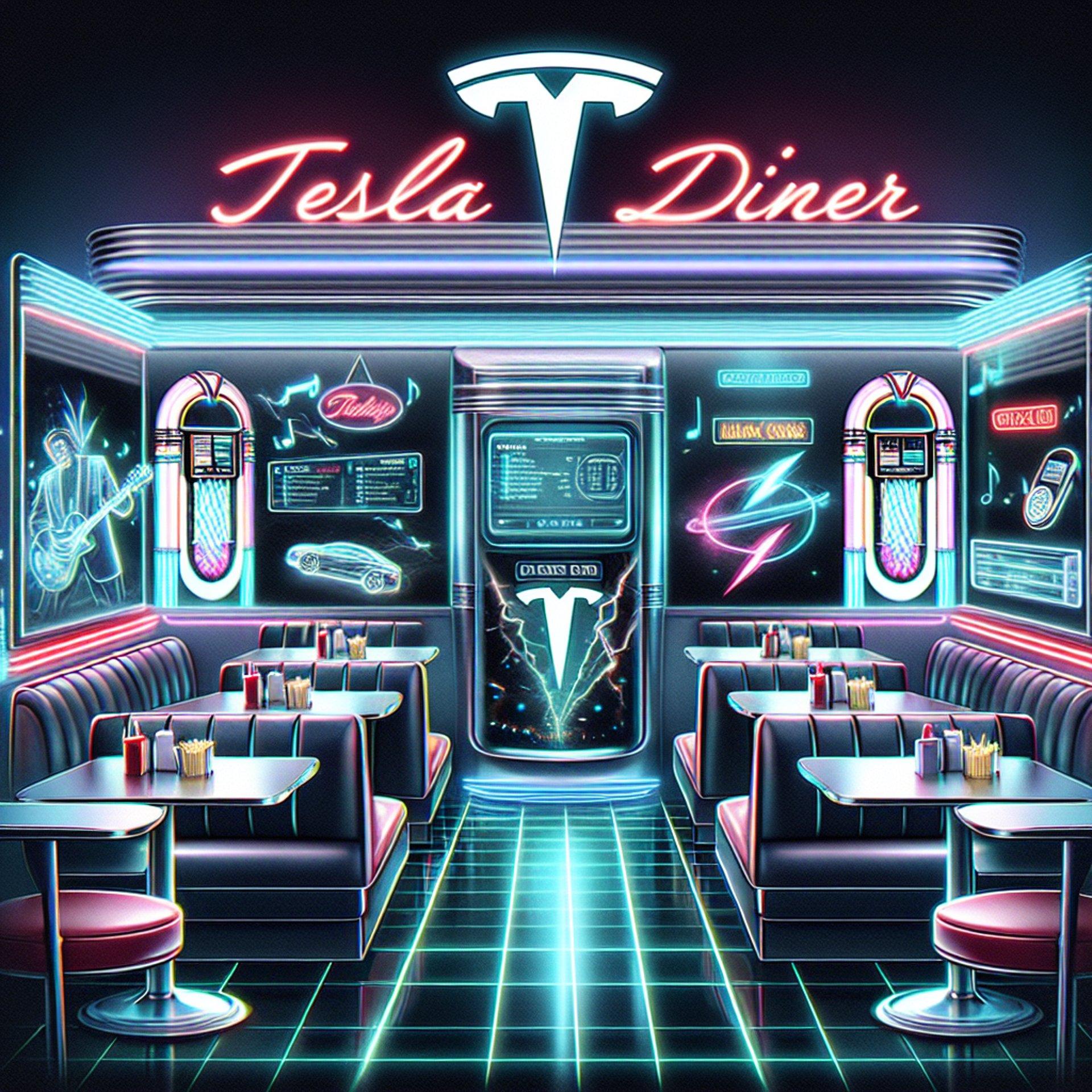 Banner for Tesla Diner Misses the Mark: Glitz Without Glamour