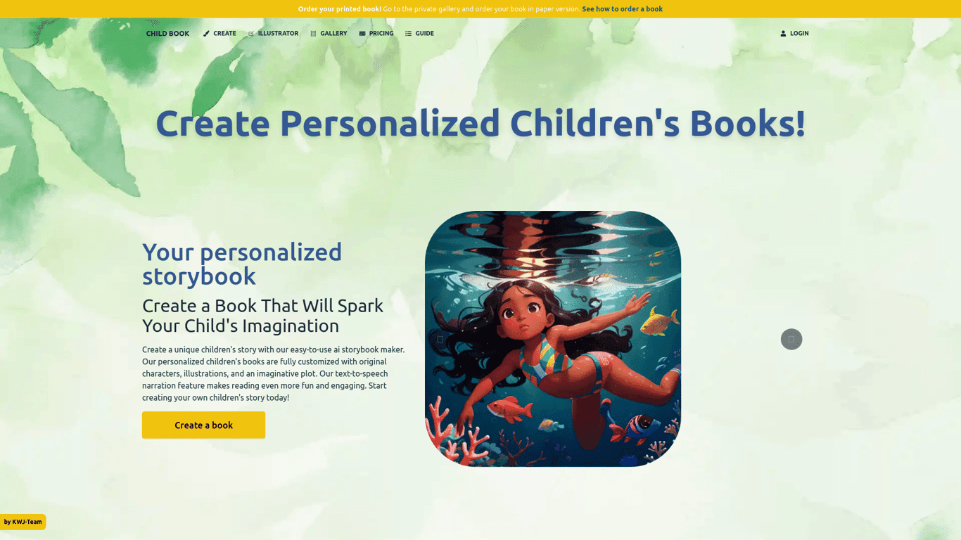 Childbook screenshot