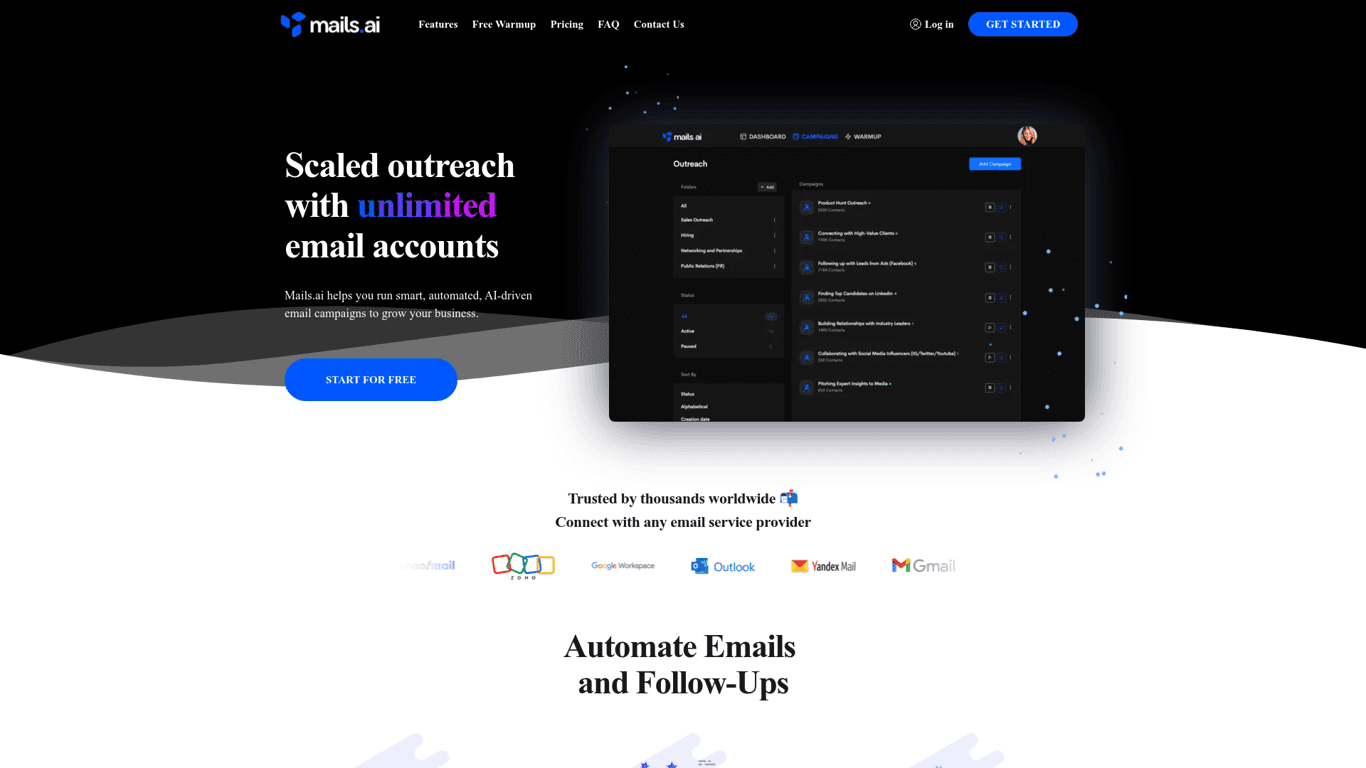 Mails.ai screenshot