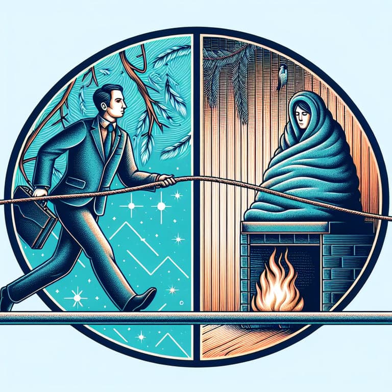 Banner for Hustle or Hibernate? The Mental Health Tug-of-War