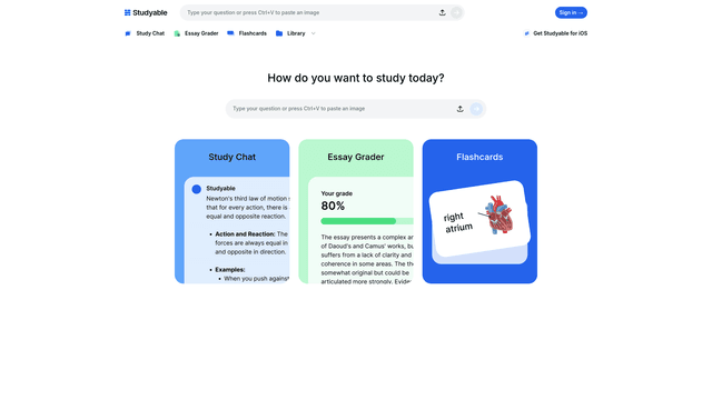 Thumbnail image for Studyable