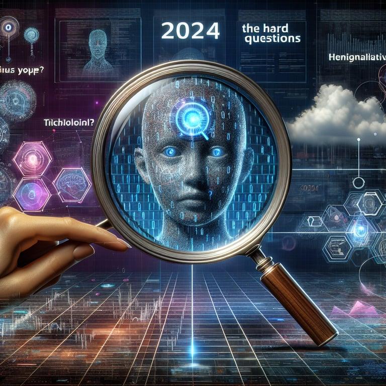 Banner for Generative AI Faces Growing Scrutiny in 2024: From Hype to Hard Questions