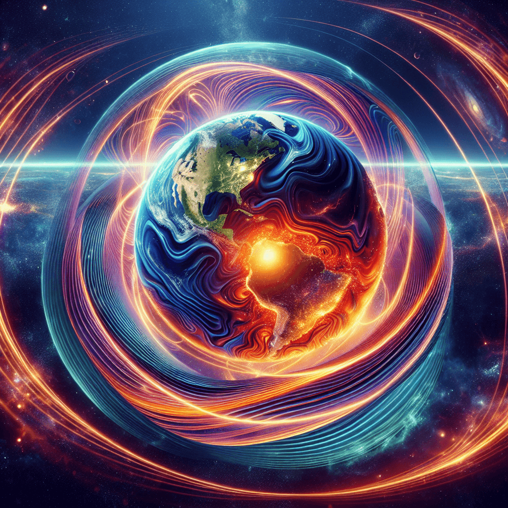 NASA's Magnetic Marvel: Earth's Molten Interior's Electromagnetic Dance