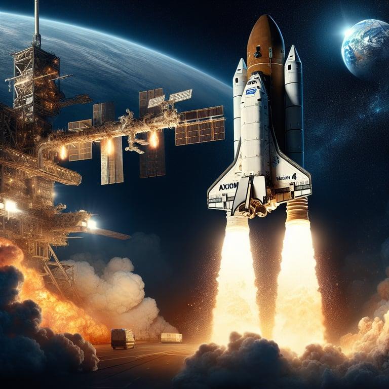 Banner for Historic Launch: Axiom Mission 4 Soars with Indian Astronaut to ISS
